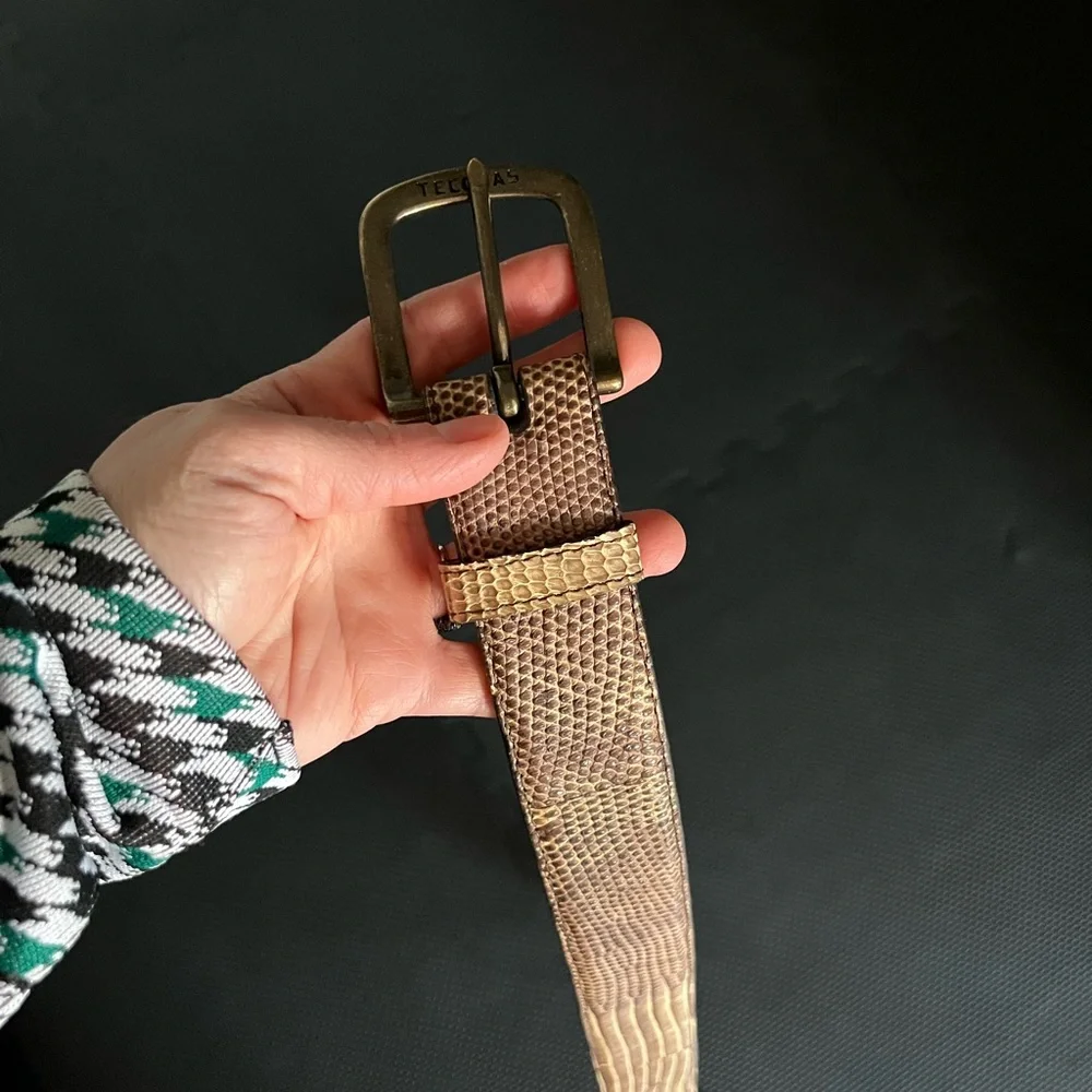 Tecovas Brown Lizard Belt - Picture 7 of 7